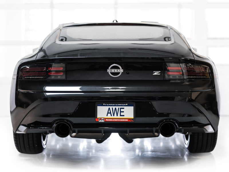 AWE Für 2023 Für Nissan Z RZ34 RWD Touring Edition Catback Auspuff System w/Diamant Schwarz Tipps
