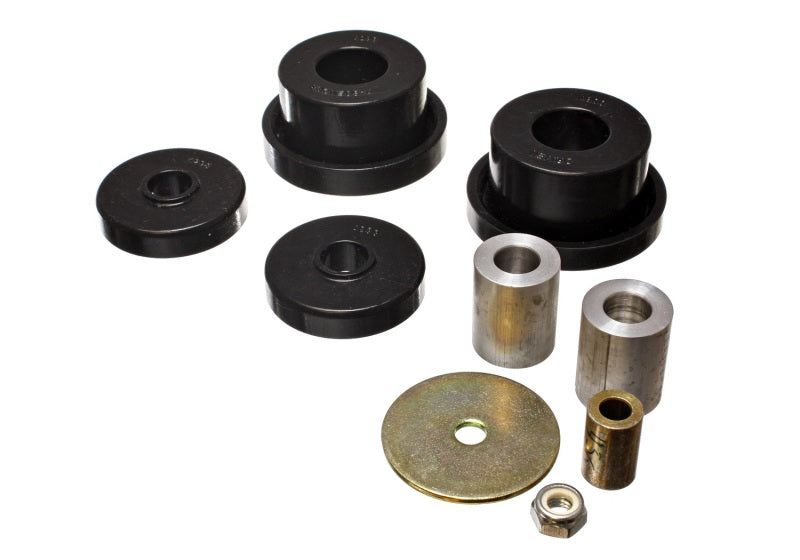 Juego de bujes de montaje de diferencial trasero negro Energy Suspension para Chrysler Challenger 08-10/Charger 07-10 RWD