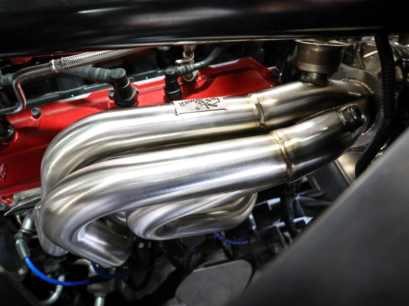Encabezado trenzado aFe 304SS 2020 Chevy Corvette (C8) 6.2L V8