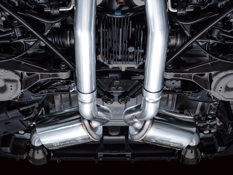 AWE Für 2023 Für Nissan Z RZ34 RWD Touring Edition Catback Auspuff System w/Diamant Schwarz Tipps