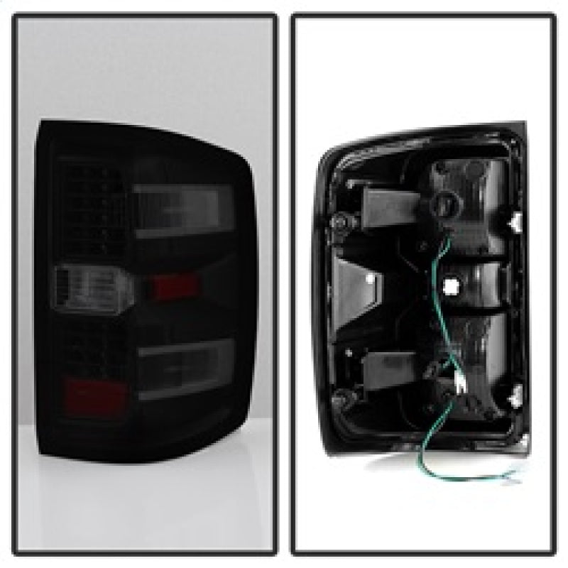 Luces traseras LED xTune para Chevy 1500 14-16 / Silverado 2500HD/3500HD - Ahumado negro ALT-JH-CS14-LED-BSM