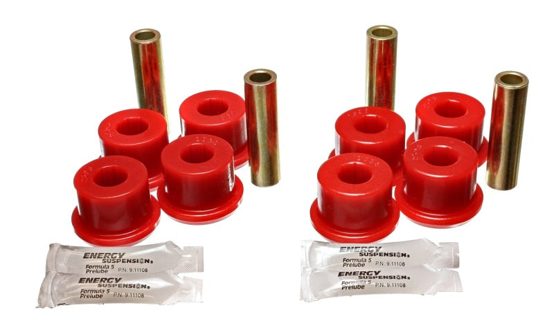 Juego de bujes para brazo de control trasero de Energy Suspension, color rojo, para Pontiac GTO 04-06