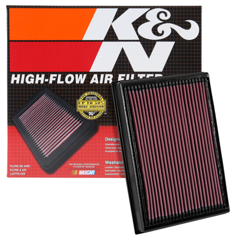 K&N For 2016 Nissan Titan XD V8-5.0L Replacement Drop In Air Filter