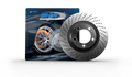 SHW 99-08 Porsche 911 Carrera 3.6L w/o Ceramics Left Front Cross-Drille MB Brake Rotor (99635140501)