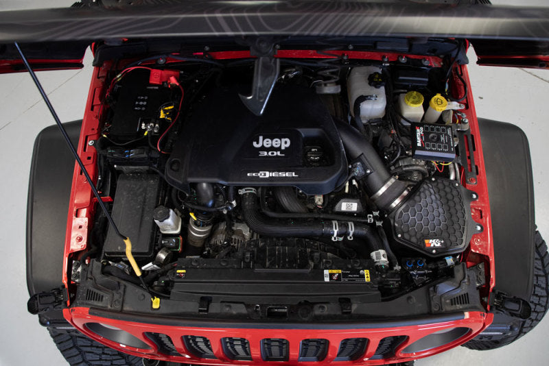 Admisión de alto rendimiento con cargador de aire DSL V6-3.0L para Jeep Wrangler K&amp;N 20-21