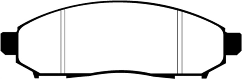 EBC für 05+ Nissan Frontier 2.5 2WD Greenstuff Bremsbeläge vorne