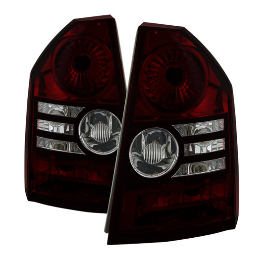 Luces traseras estilo OEM Xtune Chrysler 300 2008-2010 - Ahumadas en rojo ALT-JH-C308-OE-RSM