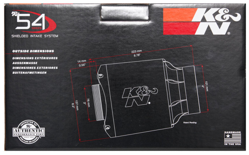 Conjunto de filtro de aire universal K&amp;N Orion