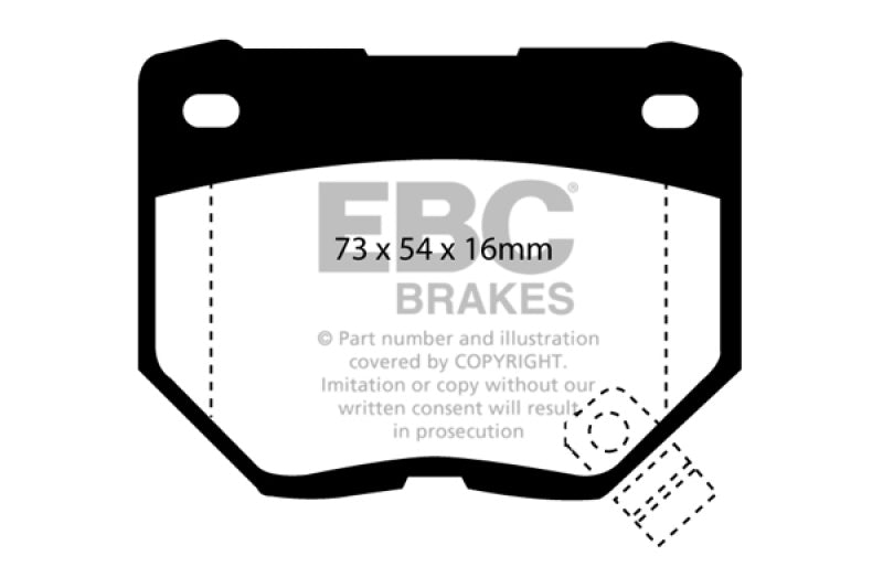 EBC For 89-95 Nissan Skyline (R32) 2.6 Twin Turbo GT-R Bluestuff Rear Brake Pads