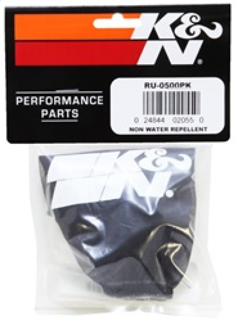 K&N Precharger Air Filter Wrap Black 4in Height 3.5in Inside Diameter