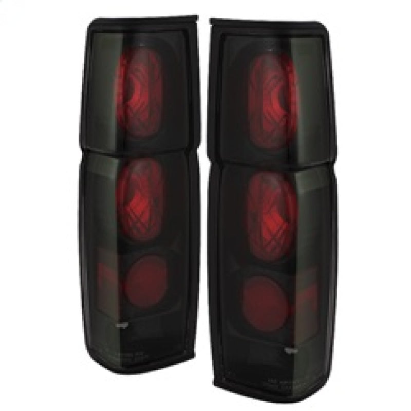 Spyder For Nissan Hardbody 86-97 Euro Style Tail Lights Black Smoke ALT-YD-NH86-BSM
