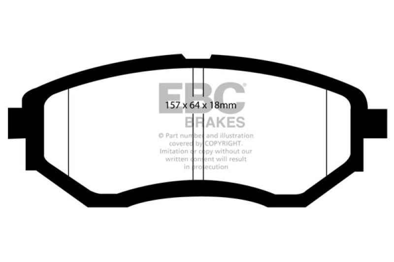 EBC15-21 For Subaru WRX 2.5 Bluestuff Front Brake Pads