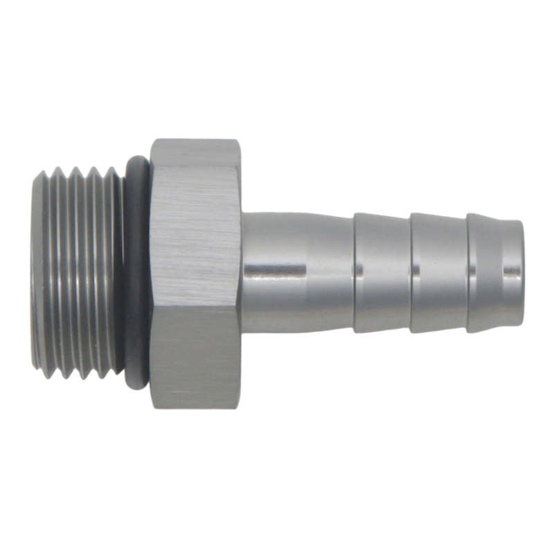 DeatschWerks 8AN ORB Stecker auf 3/8 Zoll Stecker mit dreifachem Widerhaken (inkl. O-Ring)