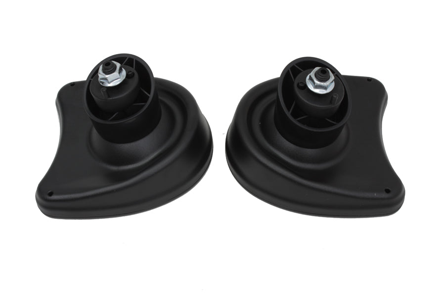 Black Fairing Mount Mirrors For Harley-Davidson Touring 2014 and Later