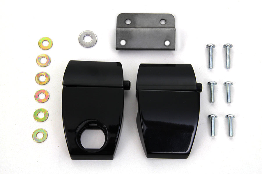 Black Premium Tour-Pak Latches For Harley-Davidson Touring 2006-2013