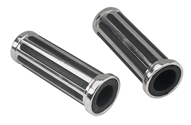 Juego de empuñaduras estilo riel para Harley-Davidson con manillar de 1"