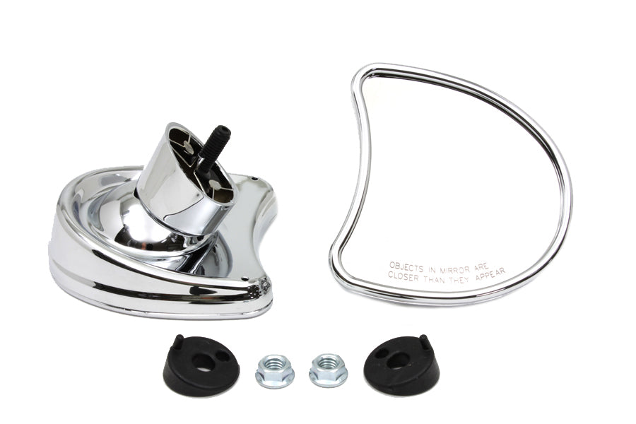 Chrome Fairing Mount Mirrors For Harley-Davidson Touring 2014 And Later