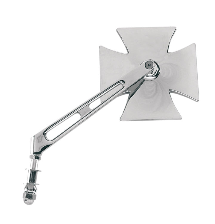 Maltese Mirror With Girder Stem Chrome For Harley-Davidson Left Or Right